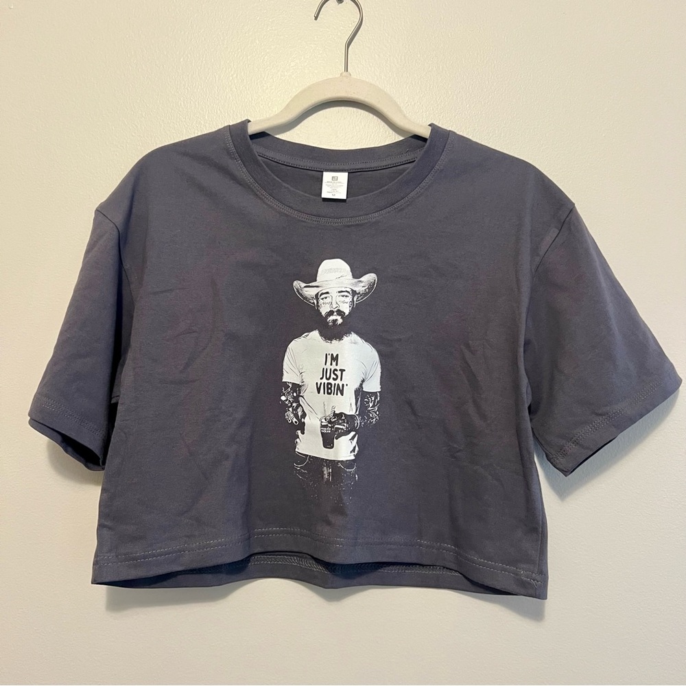 Post Malone Cowboy Cropped T-Shirt